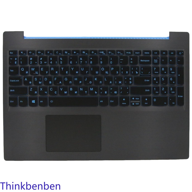 Keyboard Gaming Black - Capa Superior do Teclado Preto Ucraniano