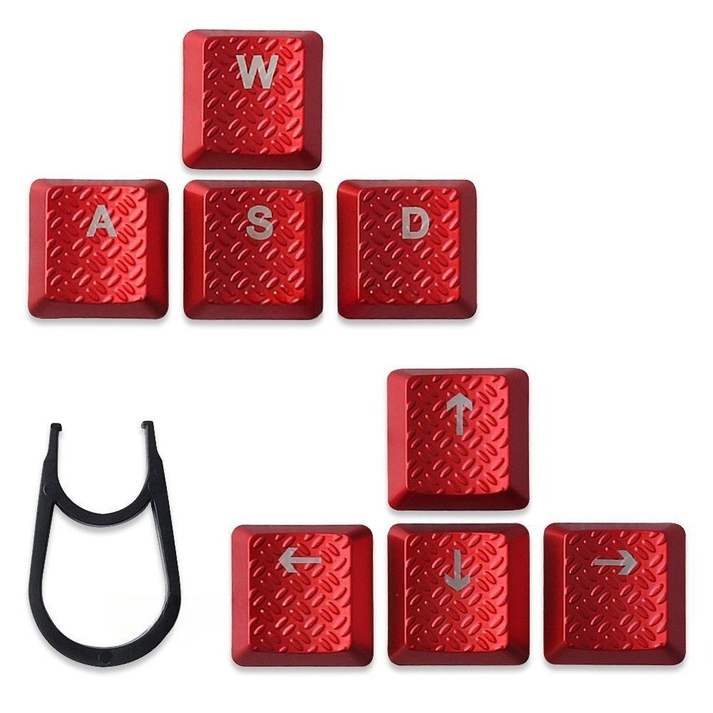Gaming Keyboard Tkl - Teclas translúcidas vermelhas DIY compatíveis com