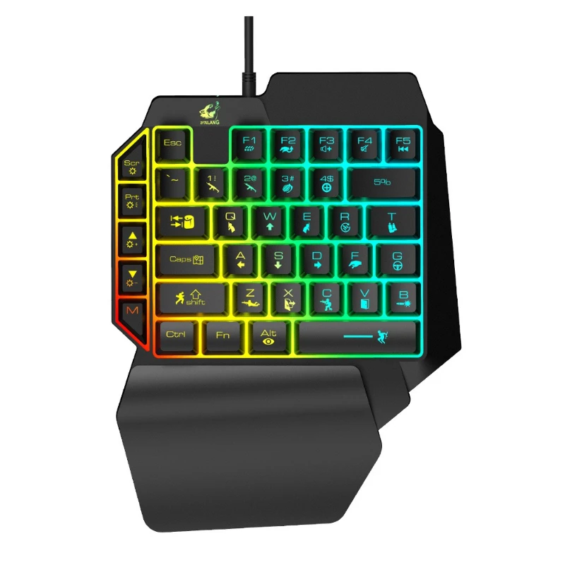 Keyboard Gaming Amazon - K15 teclado com uma mão Gun