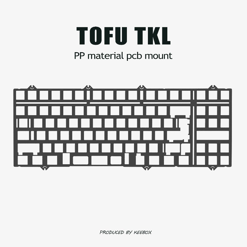 Gaming Keyboard Tkl - Placa de Posicionamento de Teclado TOFU