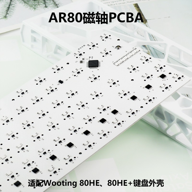 Gaming Keyboard Magnetic Switches - Teclado AR80 PCBA Personalizado com Interruptor