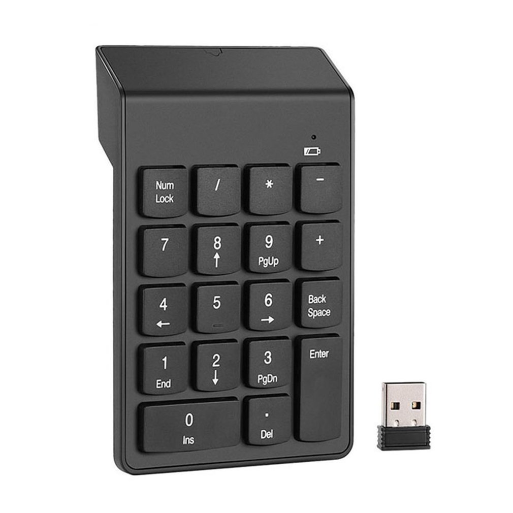 Gaming Keyboard Half - 18 teclas 2.4g teclado sem fio