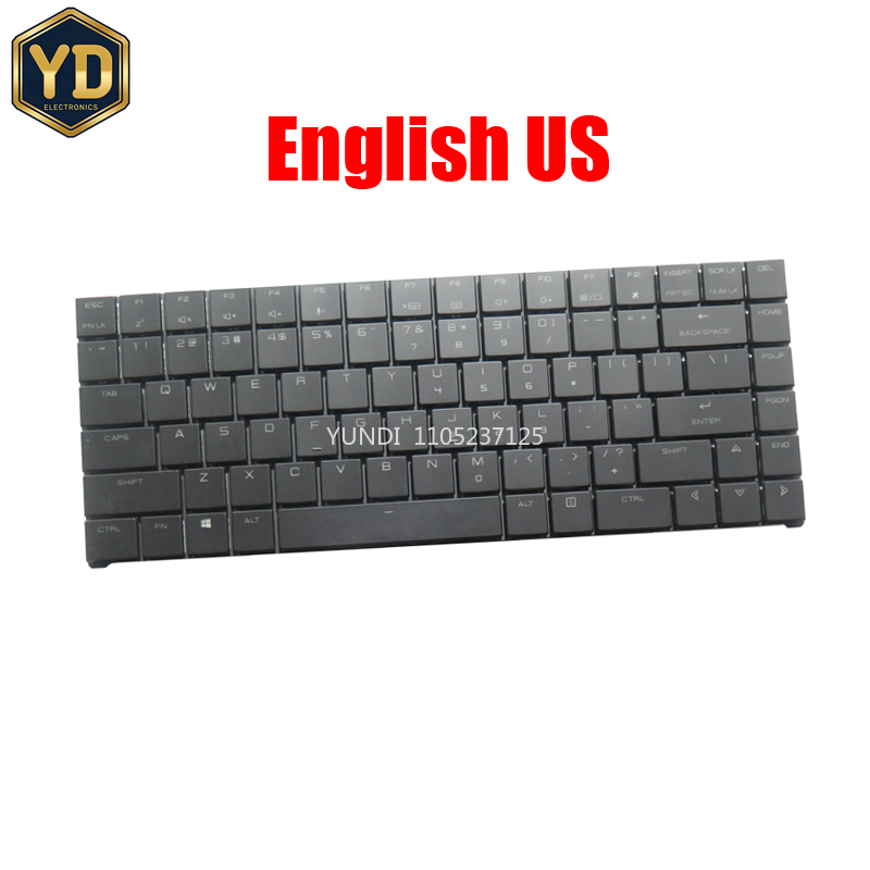 Keyboard Gaming Black - YD Teclado de laptop para ADATA