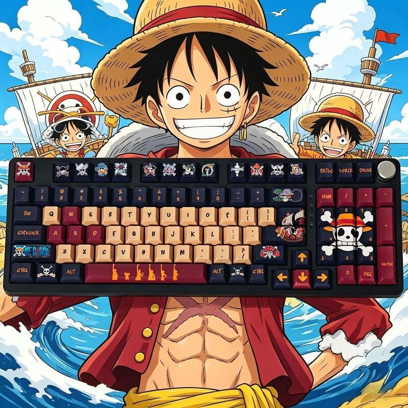 Gaming Keyboard Theme - Conjunto de Teclas BANDAI One Piece