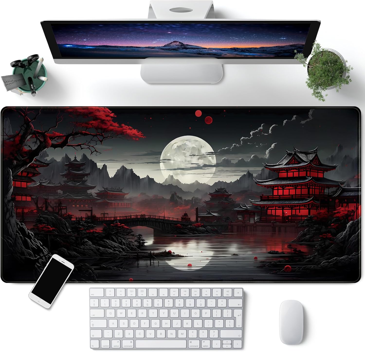 Tapete de mesa japonês riversi - Gaming Keyboard And Mouse Pad avaliação e preço