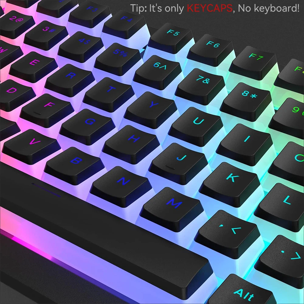 Novo pudim pbt keycaps 129 tec - Gaming Keyboard And Mouse For Xbox avaliação e preço