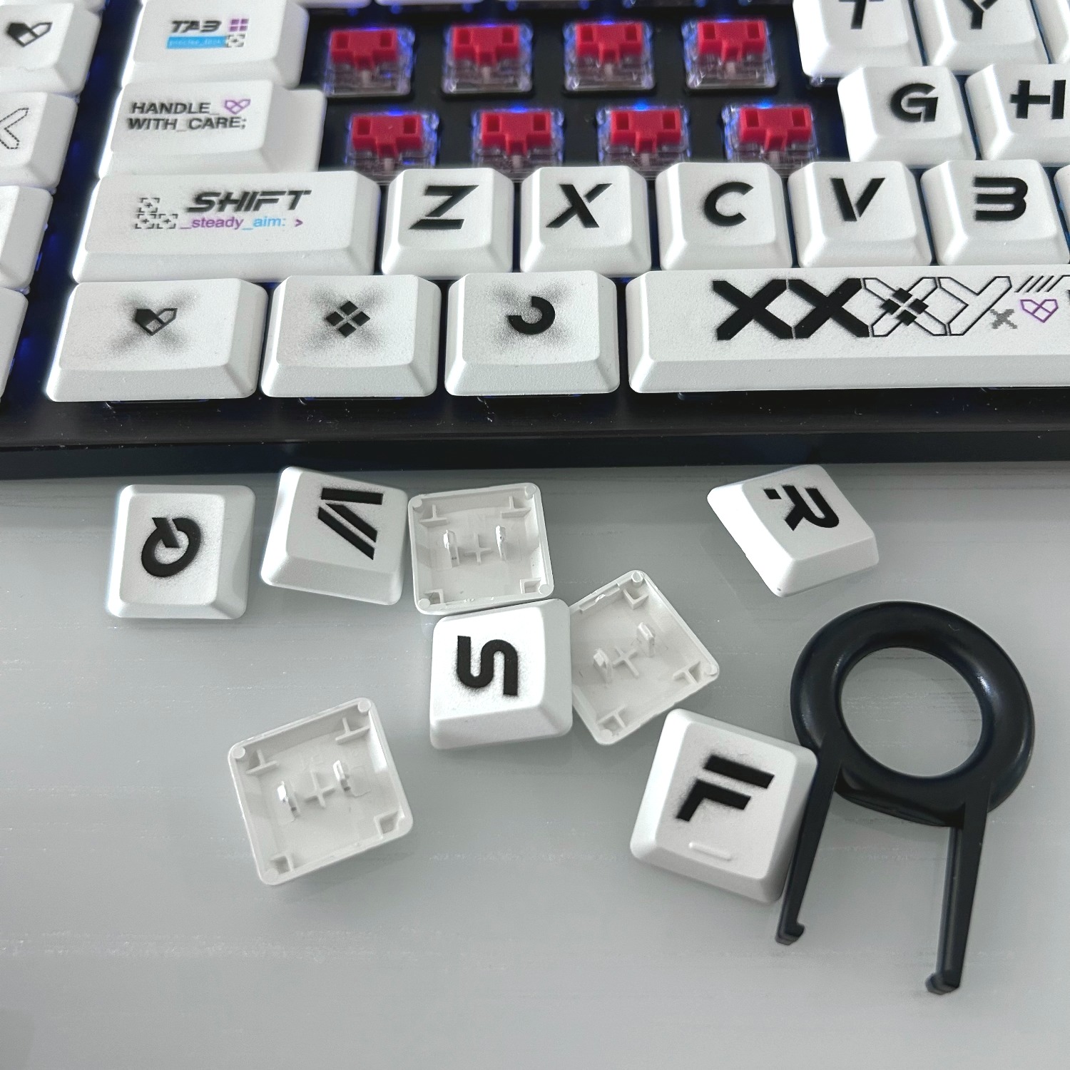 Teclas PBT DIY adequadas para  - Gaming Keyboard Tkl avaliação e preço