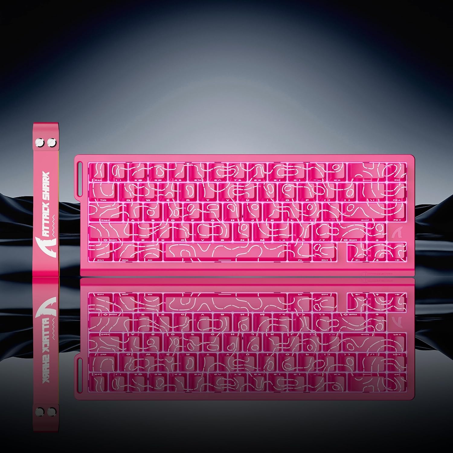 Teclado ATTACK SHARK X68 HE co - Keyboard Gaming Mac avaliação e preço