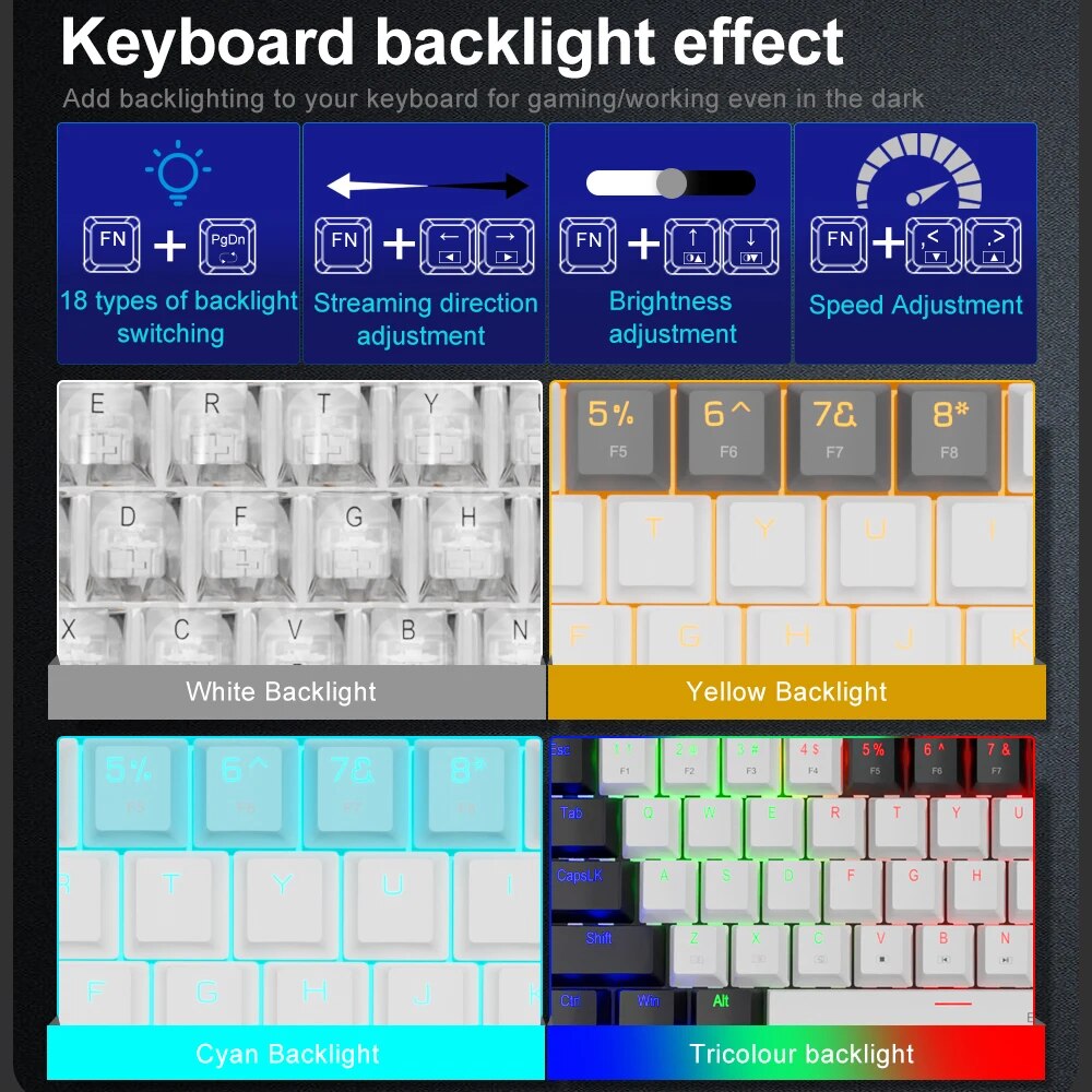 E-YOOO-Mini Slim Teclado Mecân - Gaming Keyboard E Yooso avaliação e preço