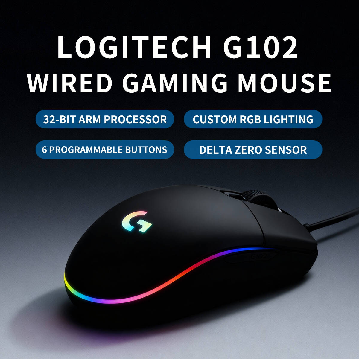 Mouse Logitech G203 G102, Ligh - Logitech Mouse G203 avaliação e preço