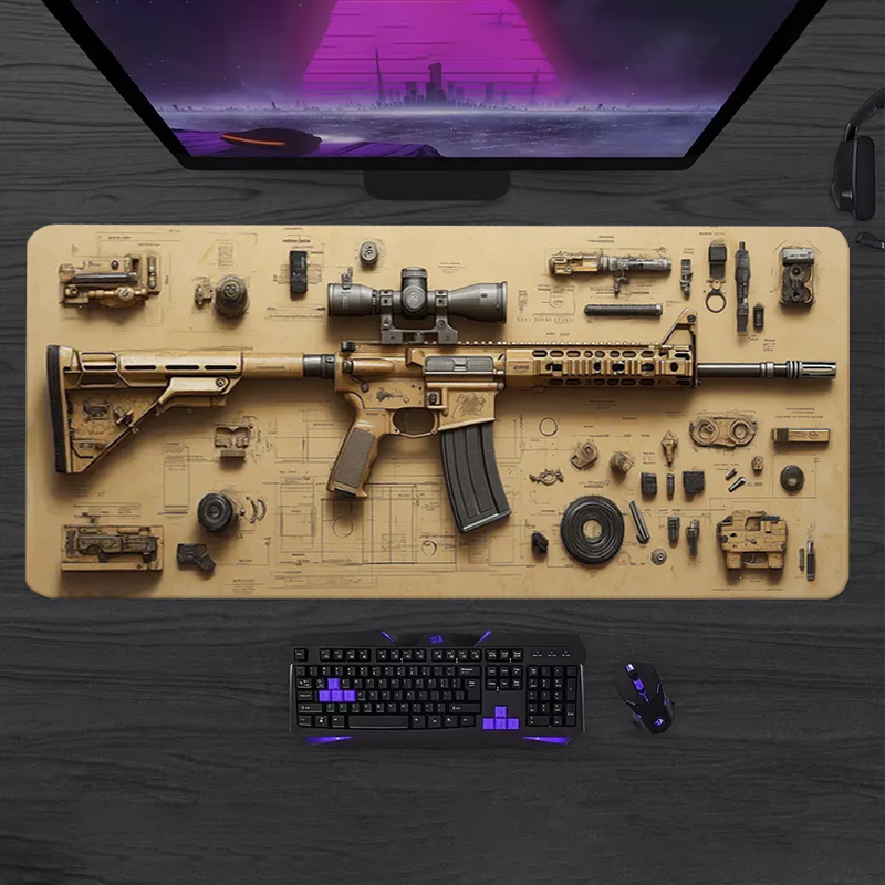 Tapete de Rato Gaming Grande e - Gaming Keyboard And Mouse Pad avaliação e preço