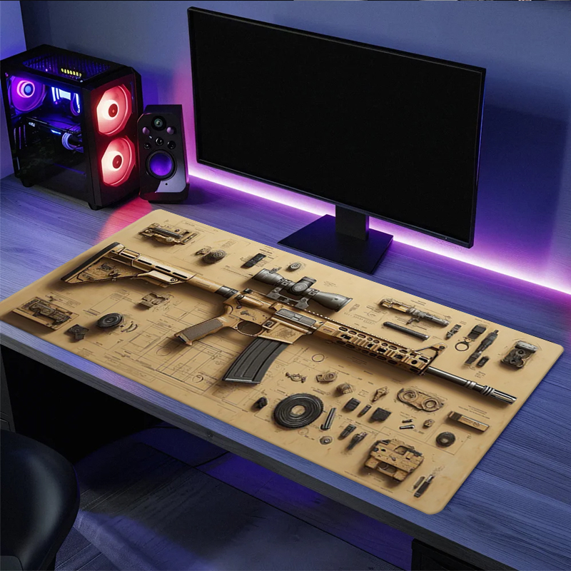 Tapete de Rato Gaming Grande e - Gaming Keyboard And Mouse Pad avaliação e preço