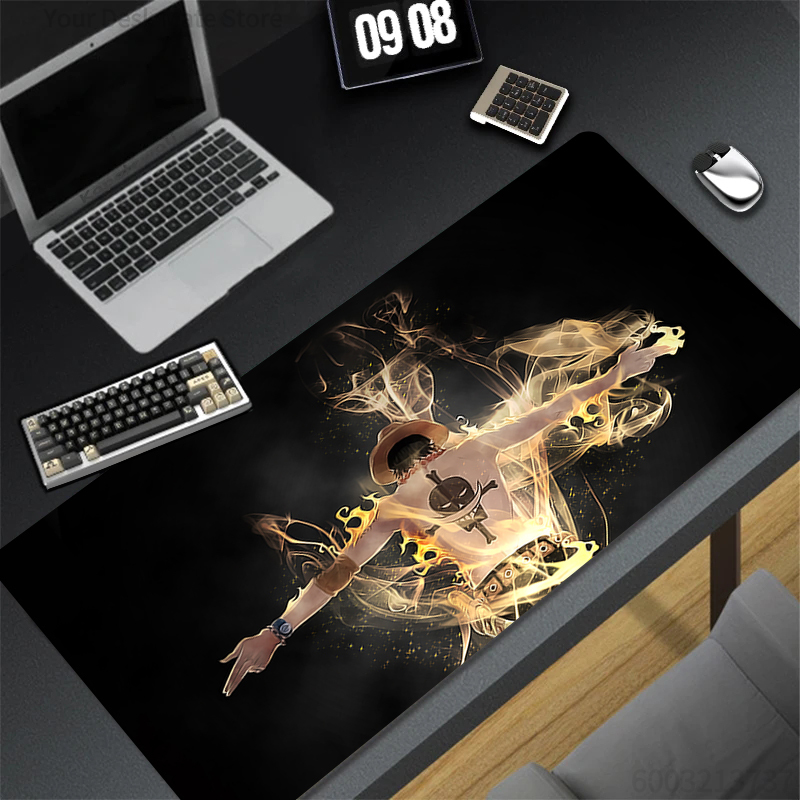 Mouse Pad Flame Anime Ace Mous - Gaming Keyboard Affordable avaliação e preço