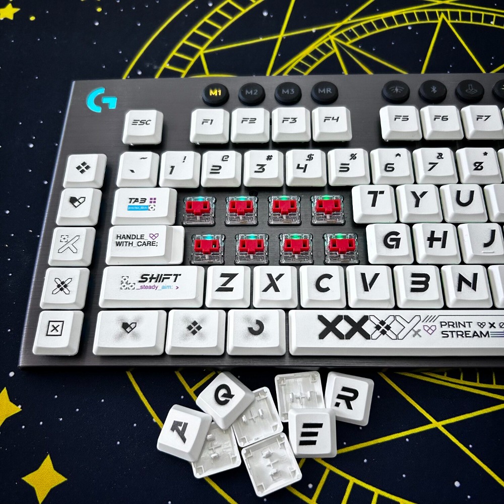 Compatível com teclas PBT Logi - Gaming Keyboard Tkl avaliação e preço