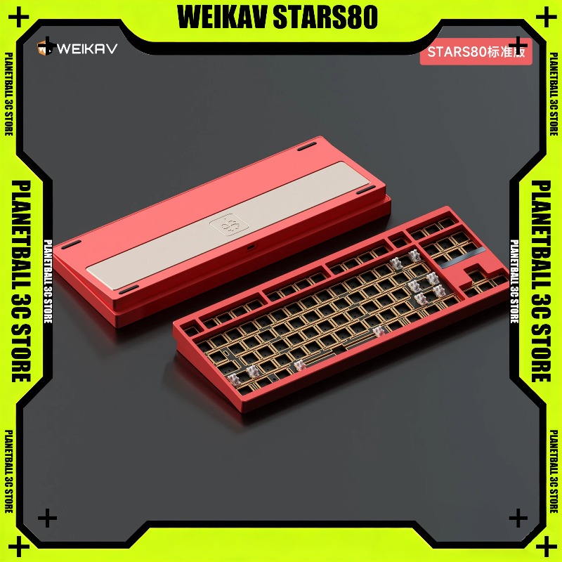 Teclado Mecânico WEIKAV STARS8 - Gaming Keyboard Tkl avaliação e preço