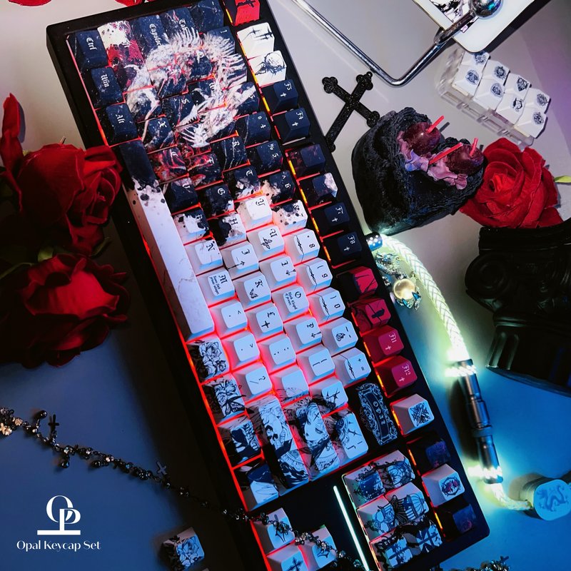 Teclas PBT com tema preto e br - Keyboard Gaming Black avaliação e preço
