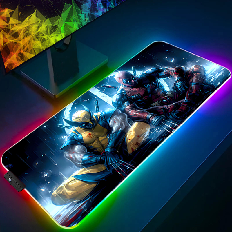 Led mouse pad jogos backlight  - Gaming Keyboard Theme avaliação e preço