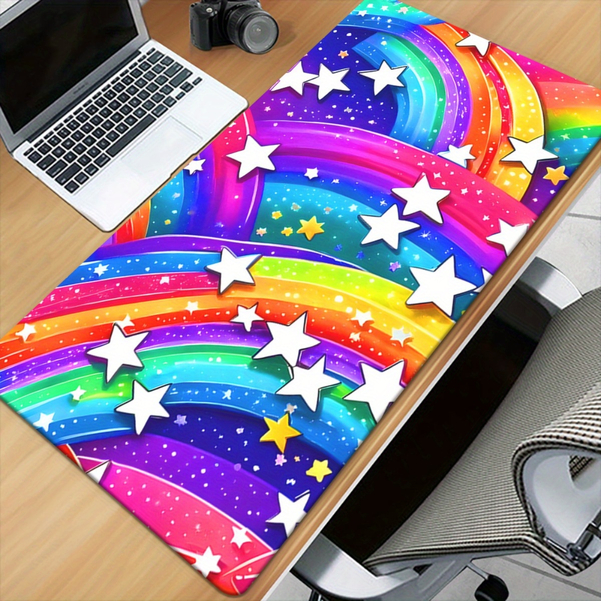 Mousepad XXL Estrela Arco-Íris - Gaming Keyboard Brand avaliação e preço