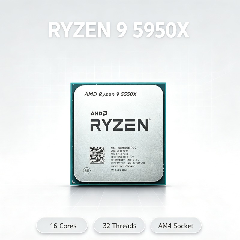 Processador AMD Ryzen 9 5950X  - Amd Cpu Ryzen 9 avaliação e preço