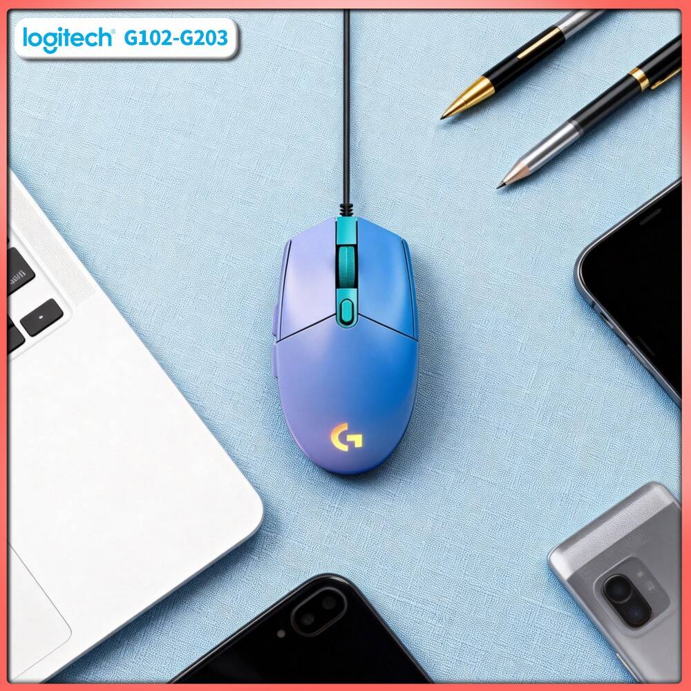 Mouse Gamer Logitech G203 8000 - Logitech Mouse G203 avaliação e preço