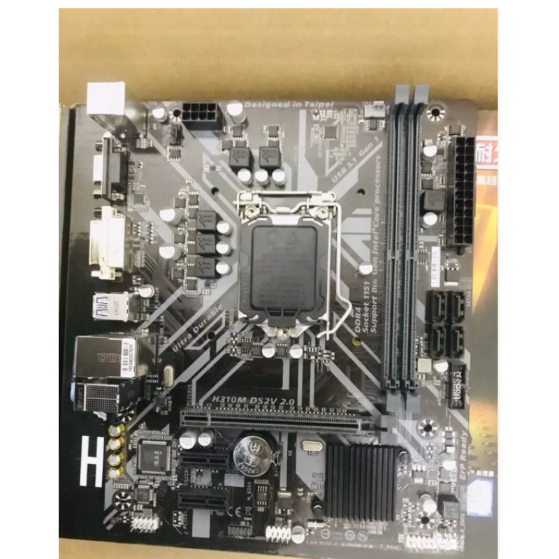 Placa-mãe Usada H310M DS2V 2.0 - Amd Cpu Ryzen 9 avaliação e preço