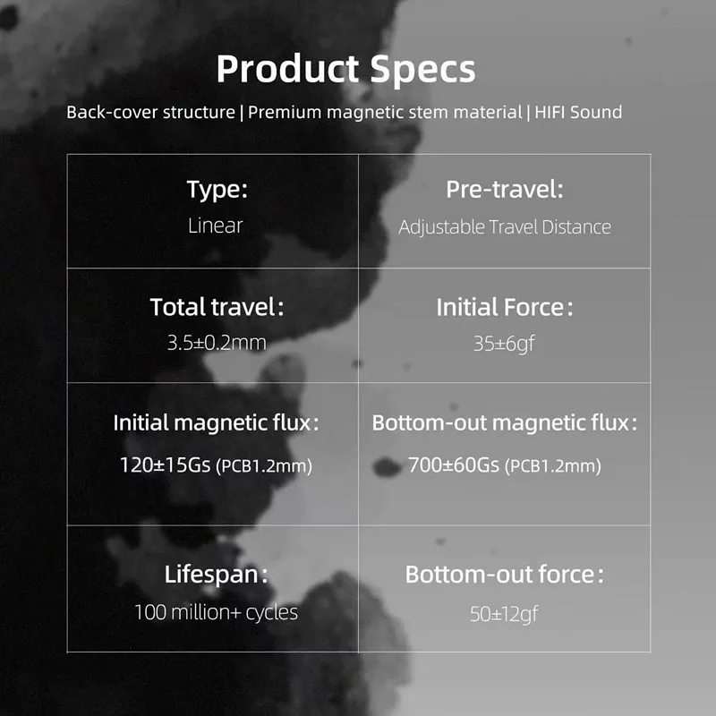 Switch Magnético GATERON Moonl - Gaming Keyboard Magnetic Switches avaliação e preço