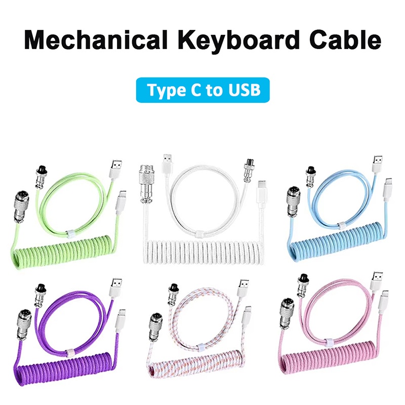 Cabo espiralado para teclado m - Gaming Keyboard Type C avaliação e preço