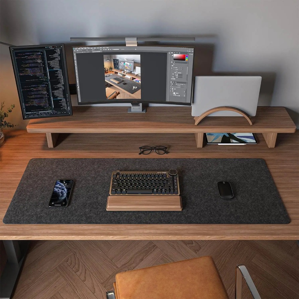 Tapete de mesa de feltro tapet - Gaming Keyboard And Mouse Pad avaliação e preço