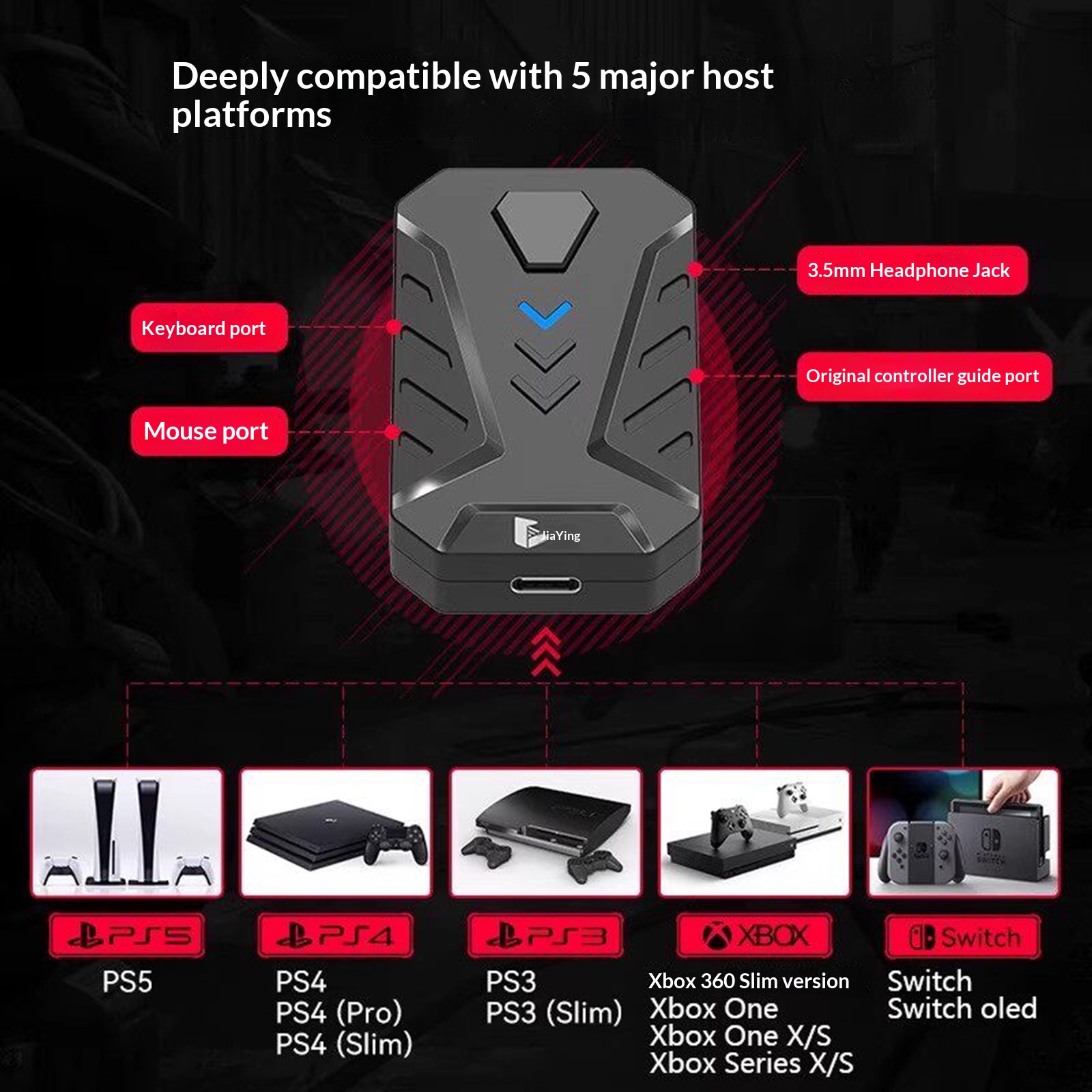 Conversor de Teclado e Mouse M - Gaming Keyboard And Mouse For Xbox avaliação e preço