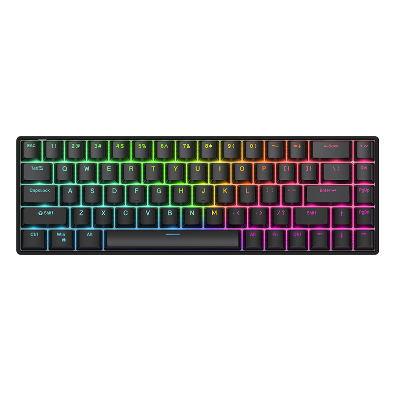 Raven68 teclado mecânico com f - Gaming Keyboard Half avaliação e preço