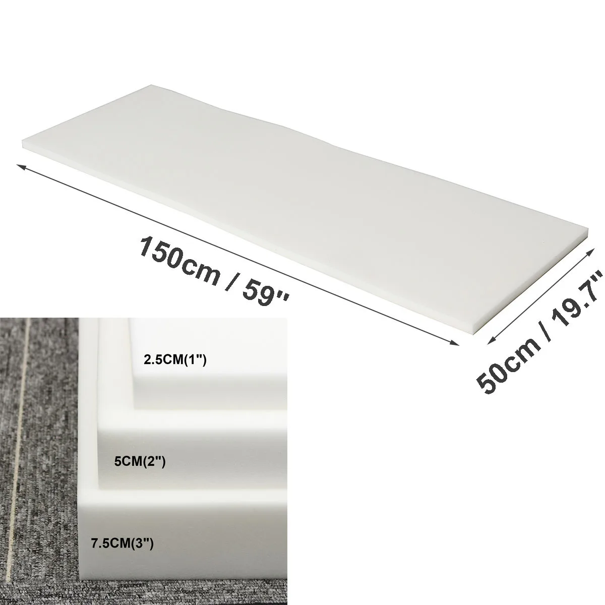 Alta Densidade Assento Almofad - Polyurethane Foam Sheet avaliação e preço