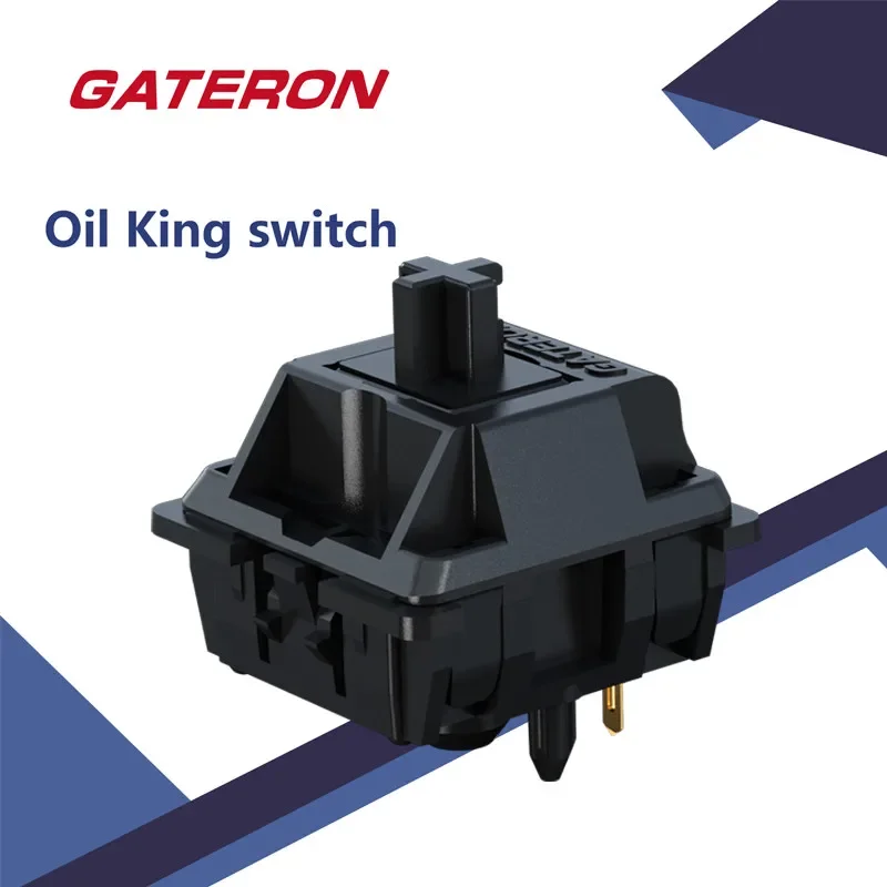 Gateron oil king switch 5 pino - Keyboard Gaming Black avaliação e preço