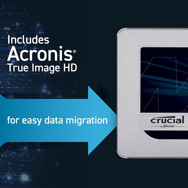 Crucial MX500 SSD SATA de 2.5