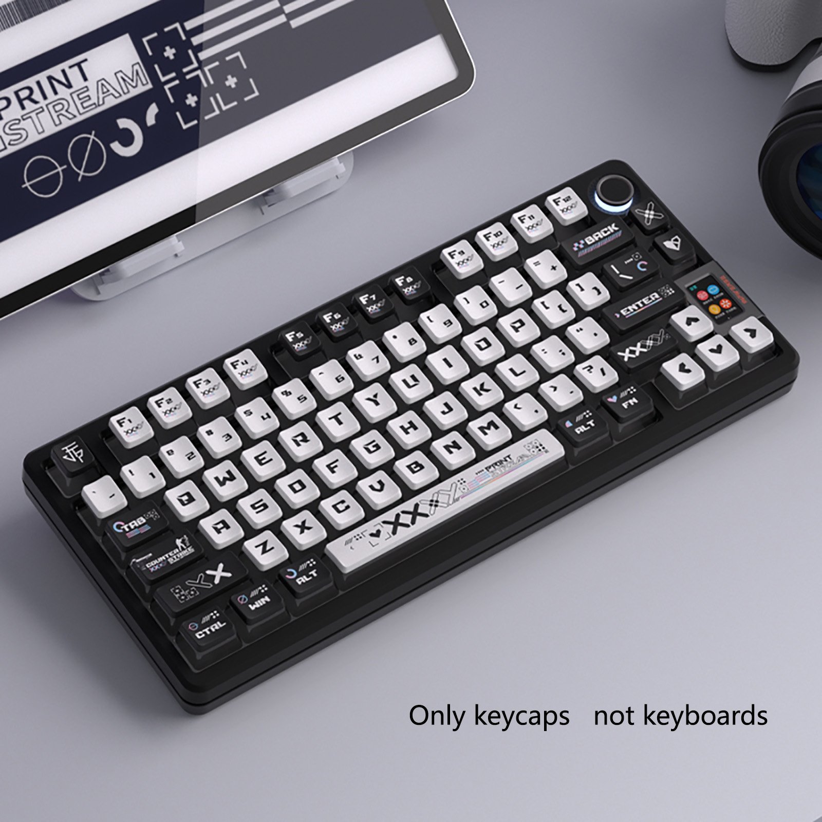 Teclas de tema Pudding em pret - Keyboard Gaming Black avaliação e preço