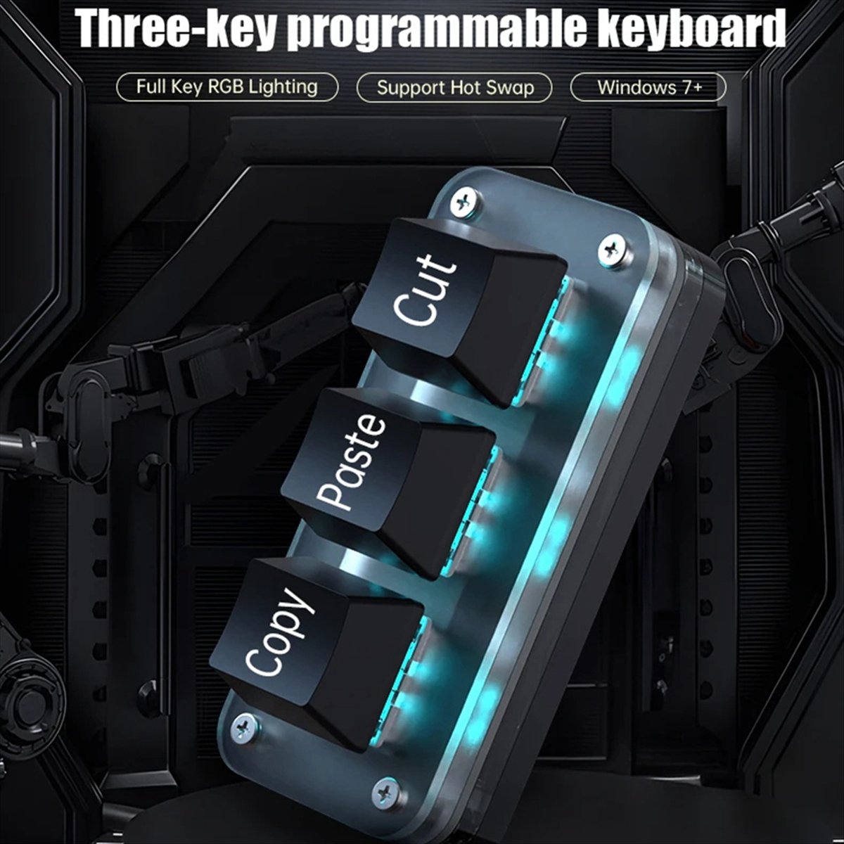 Teclado Mini de Programação Ma - Keyboard Gaming Black avaliação e preço