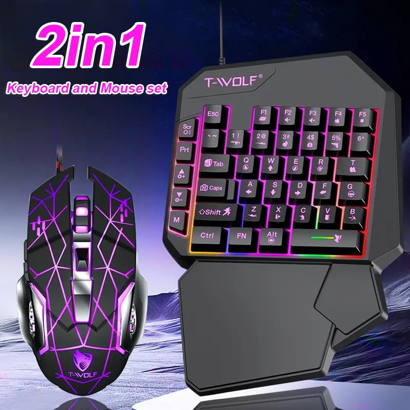 Conversor de Jogos Móveis 2-em - Gaming Keyboard Bundle avaliação e preço