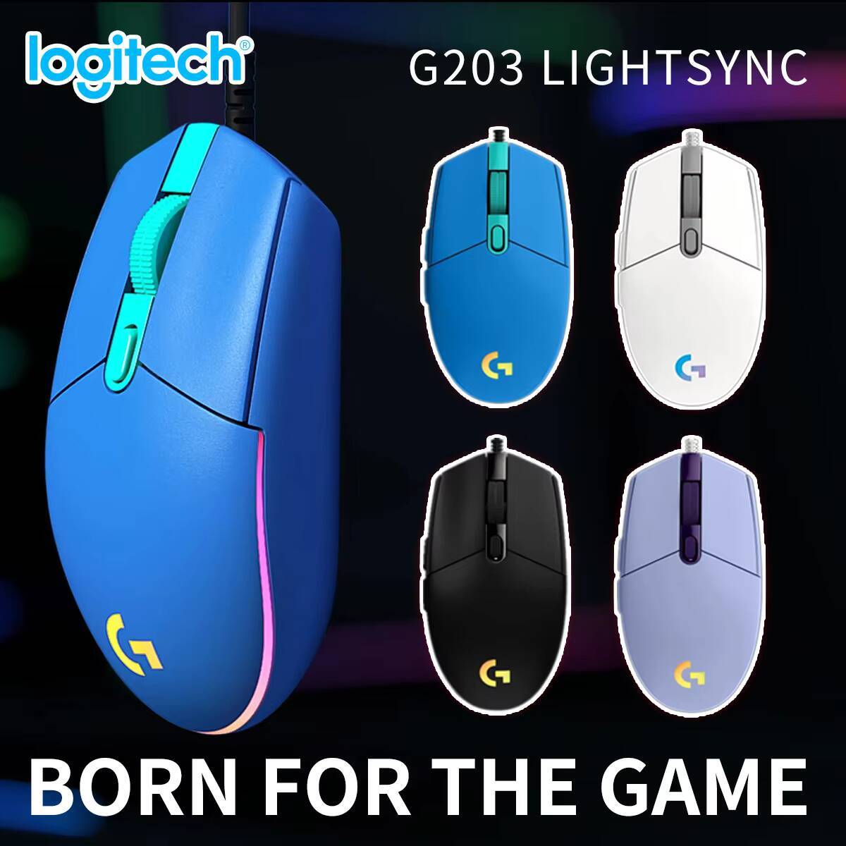 Logitech G203 Gaming Mouse LIG - Logitech Mouse G203 avaliação e preço