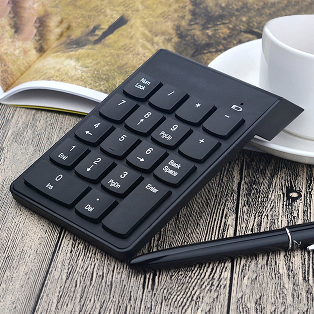18 teclas 2.4g teclado sem fio - Gaming Keyboard Half avaliação e preço