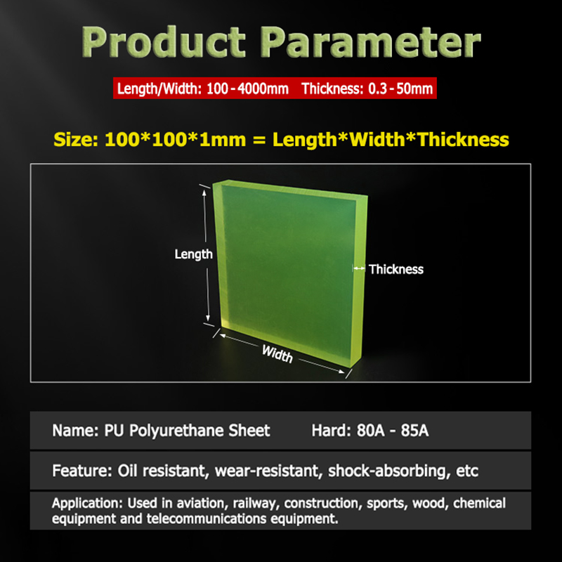 Placa de Poliuretano PU Transl - Polyurethane Foam Sheet avaliação e preço