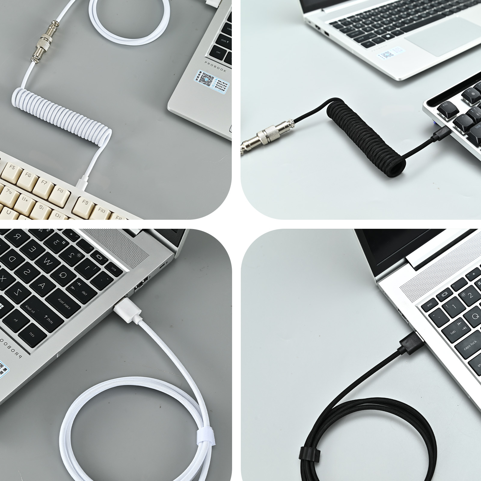 Cabo Espiral USB Tipo C para T - Gaming Keyboard Type C avaliação e preço