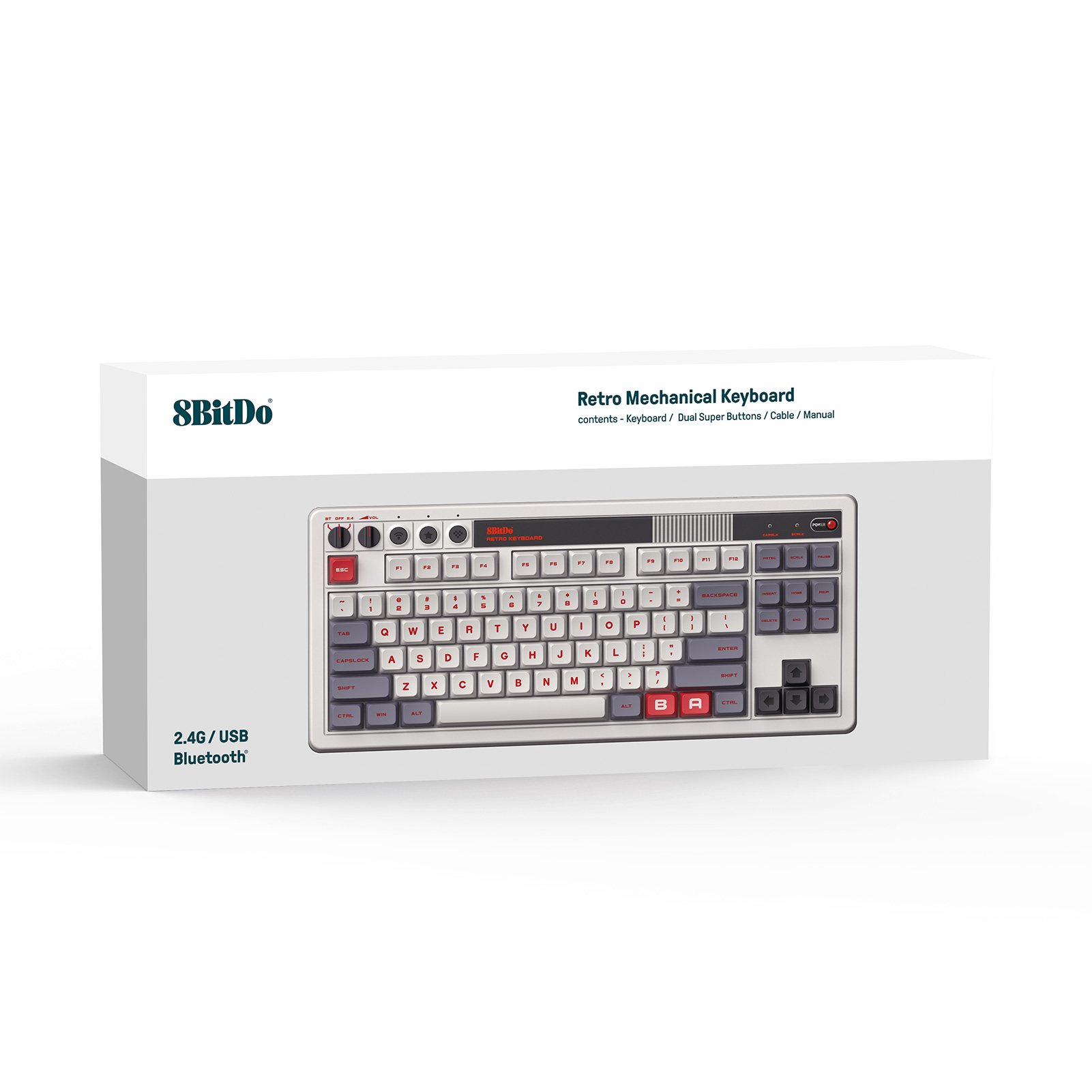 Teclado mecânico retrô 8Bitdo, - Gaming Keyboard Type C avaliação e preço