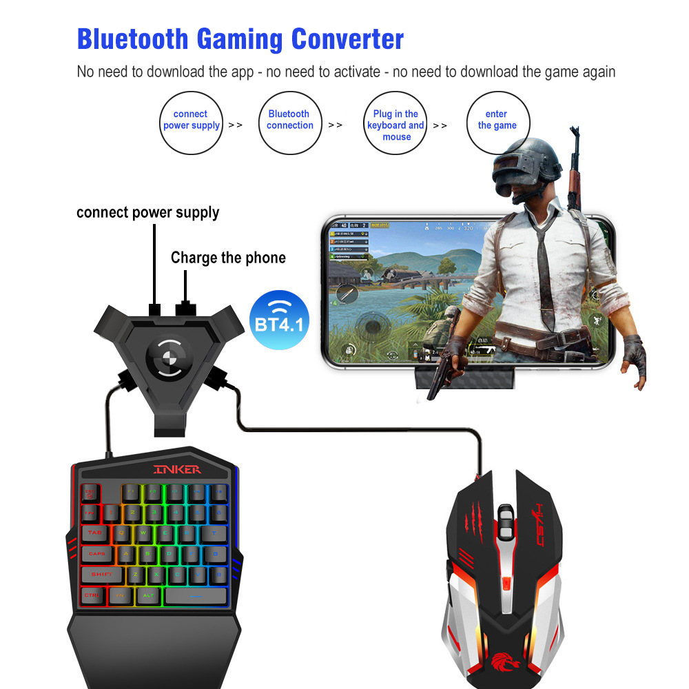 Teclado Gamer Compacto e Portá - Gaming Keyboard Half avaliação e preço