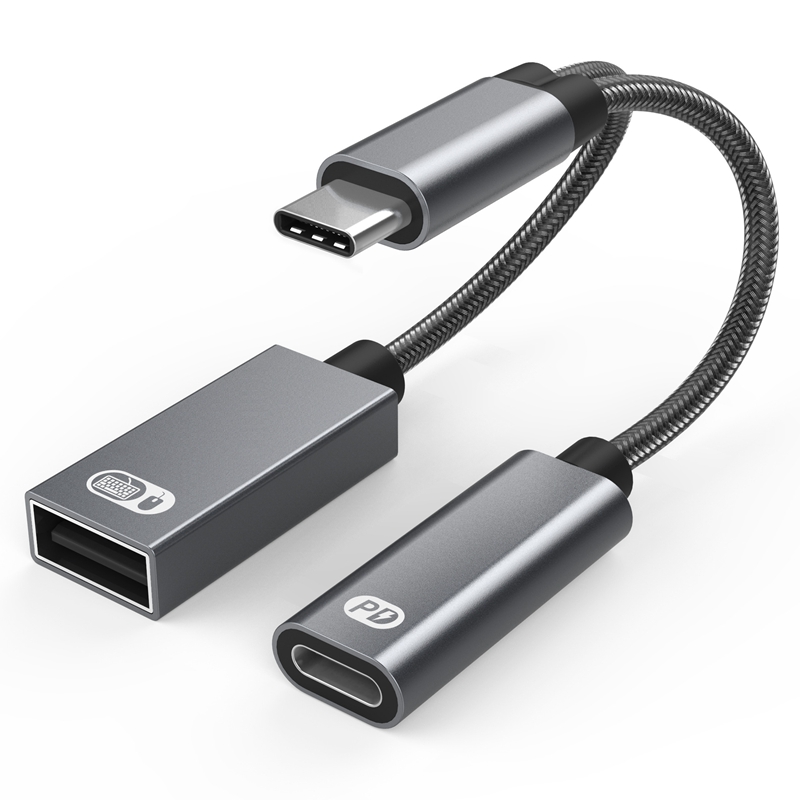 Áudio 1 a 2 Tipo-C para USB OT - Gaming Keyboard Type C avaliação e preço