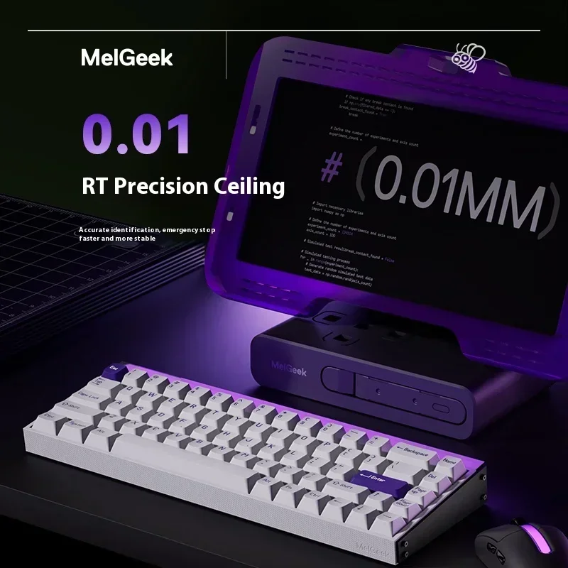 Melgeek MADE68 PRO Teclado com - Keyboard Gaming Mac avaliação e preço