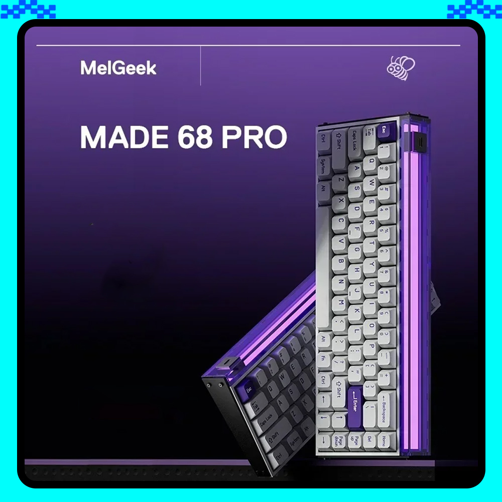 Melgeek MADE68 PRO Teclado com - Keyboard Gaming Mac avaliação e preço