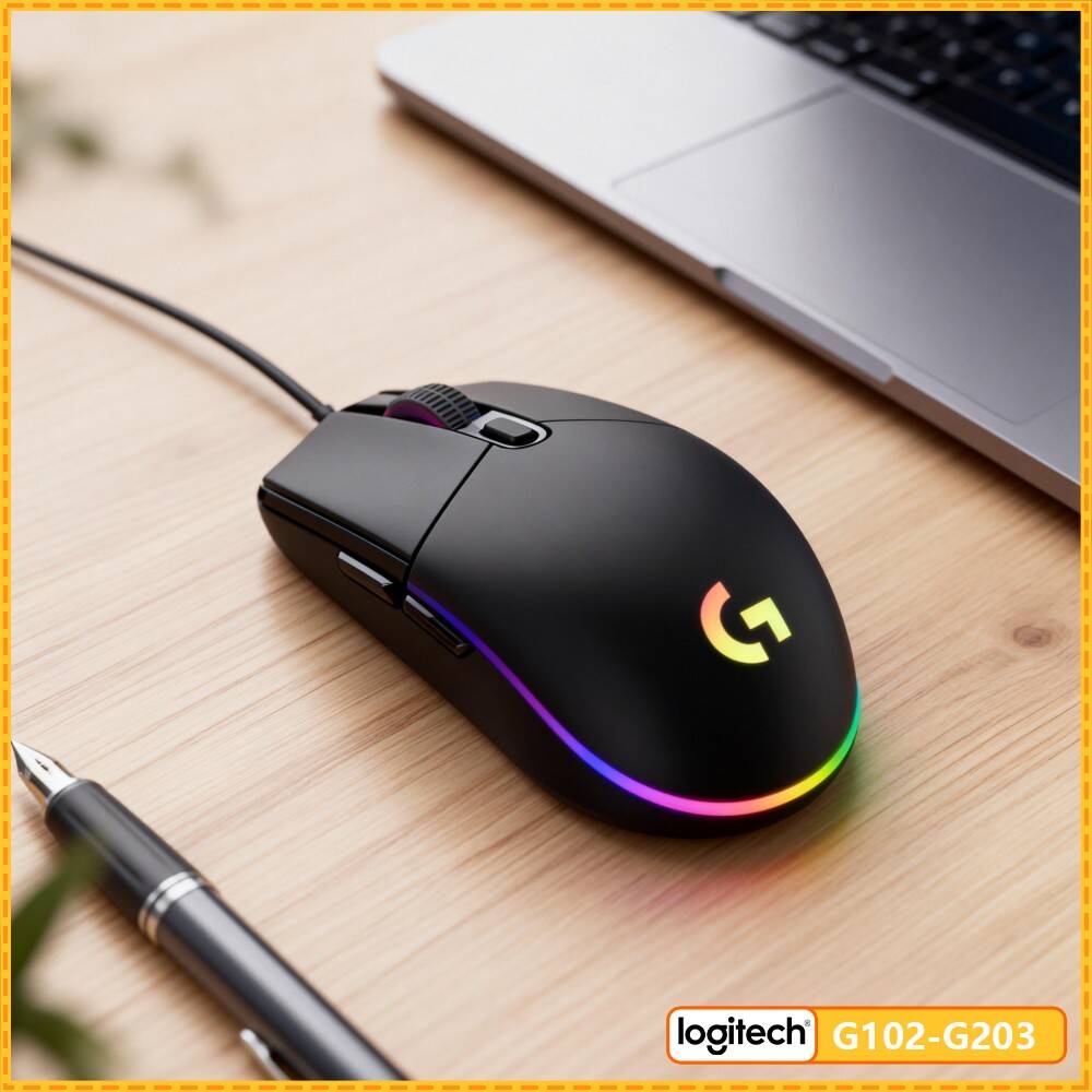 Mouse Gamer Logitech G203 8000 - Logitech Mouse G203 avaliação e preço