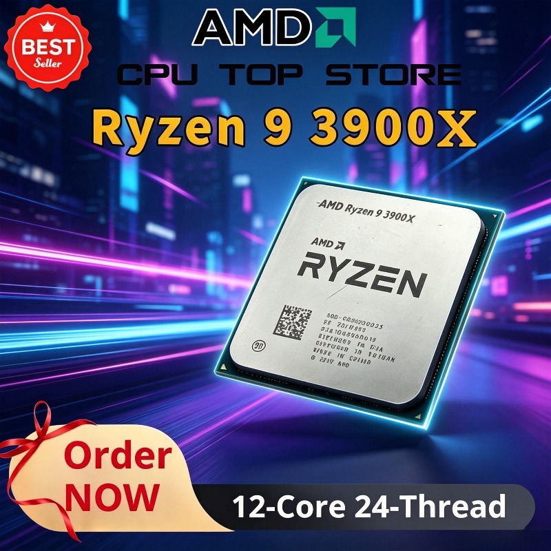 Processador AMD Ryzen 9 3900X  - Amd Cpu Ryzen 9 avaliação e preço
