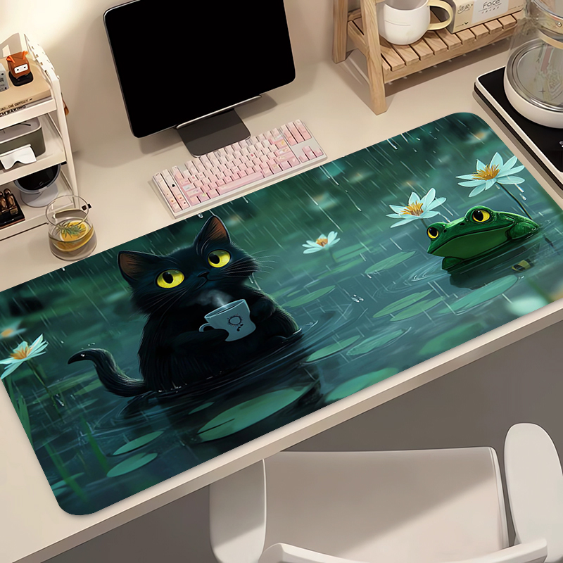 Kawaii gato preto silicone mac - Keyboard Gaming Black avaliação e preço