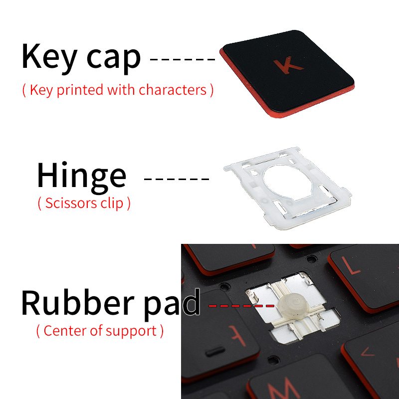 Teclas e Dobradiças de Reposiç - Gaming Keyboard E Yooso avaliação e preço